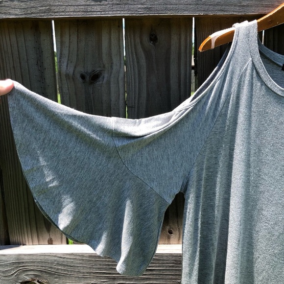 Cold Shoulder Bell Sleeve Top | SugarLips - Picture 3 of 4